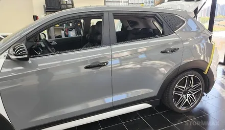대구 랩핑 마감디테일 확실하게 잡아주는 SUV 투싼 그레이 변신 후기 / 대구 북구 연경동