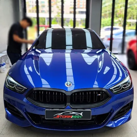 대구 랩핑 BMW M850i 블랙팩 크롬죽이기 후기 / 대구 북구 연경동