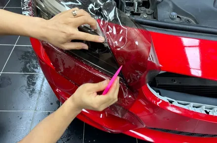 BMW Z4 스포츠카에 잘 어울리는 카마인 레드 대구 수입차 랩핑 후기. / 대구 북구 연경동