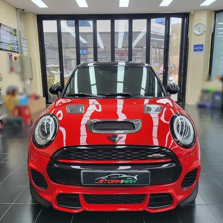 BMW 미니쿠퍼 JCW 3세대 F56 대구 크롬죽이기 부분 랩핑으로 더 깔끔하게! / 대구 북구 연경동