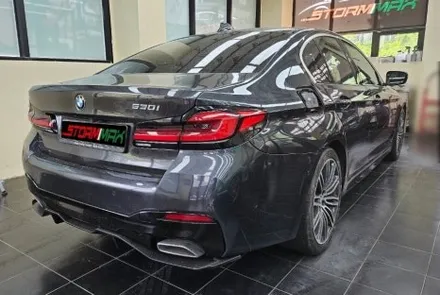 대구 랩핑 BMW 5시리즈 LCI 버니나 그레이 / 대구 북구 연경동