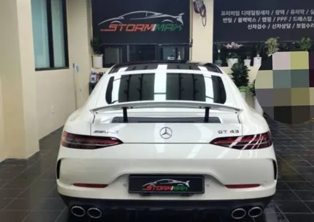 대구 랩핑 수입차 크롬죽이기, 루프스킨 벤츠 AMG GT43. / 대구 북구 연경동