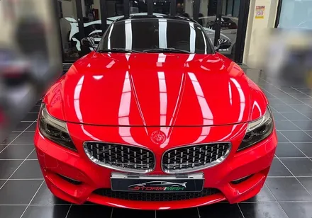 BMW Z4 스포츠카에 잘 어울리는 카마인 레드 대구 수입차 랩핑 후기. / 대구 북구 연경동