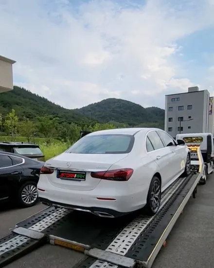 벤츠 E클래스 e220d 대구 수입차 신차 PPF 하면 광이 사라진다고? / 대구 북구 연경동