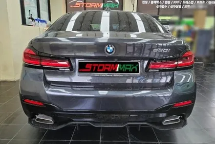 대구 랩핑 BMW 5시리즈 LCI 버니나 그레이 / 대구 북구 연경동