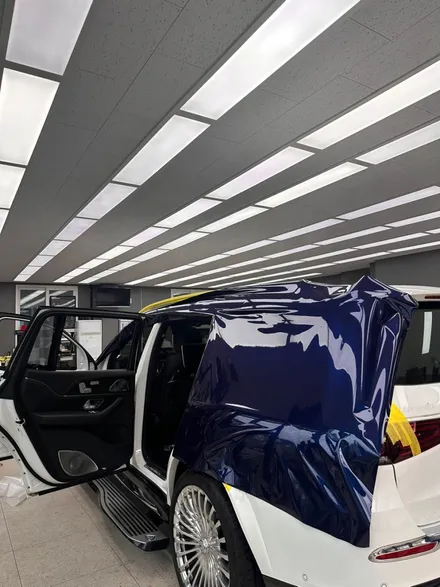 대구 자동차 랩핑 업체 벤츠 GLS600 마이바흐 투톤 컬러 시공 후기 / 대구 북구 연경동