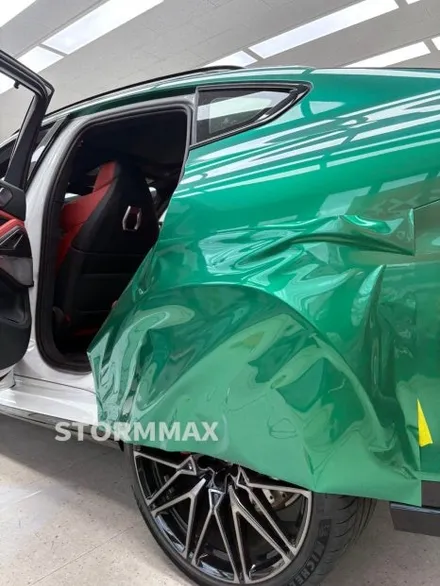 대구자동차랩핑 도색과 착갈할만한 bmw x6 에메랄드그린 시공 후기 / 대구 북구 연경동