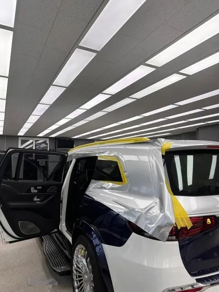 대구 자동차 랩핑 업체 벤츠 GLS600 마이바흐 투톤 컬러 시공 후기 / 대구 북구 연경동