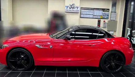 BMW Z4 스포츠카에 잘 어울리는 카마인 레드 대구 수입차 랩핑 후기. / 대구 북구 연경동