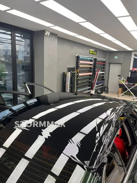대구 자동차 랩핑 인피니티 Q50 미드나잇그린 시공기 / 대구 북구 연경동