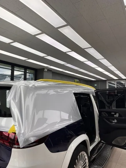 대구 자동차 랩핑 업체 벤츠 GLS600 마이바흐 투톤 컬러 시공 후기 / 대구 북구 연경동