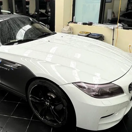 BMW Z4 스포츠카에 잘 어울리는 카마인 레드 대구 수입차 랩핑 후기. / 대구 북구 연경동