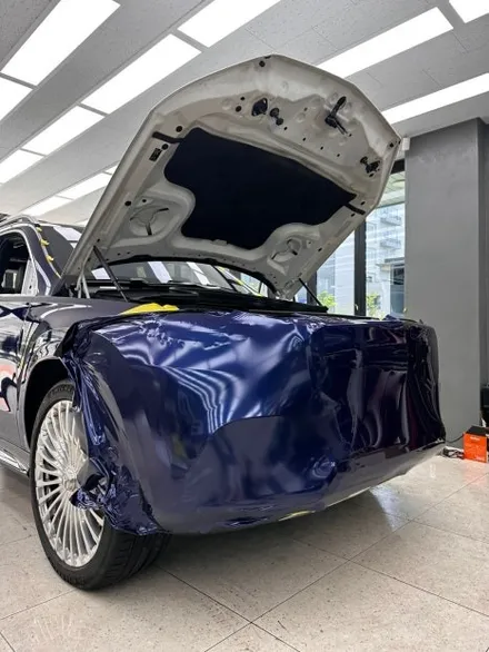 대구 자동차 랩핑 업체 벤츠 GLS600 마이바흐 투톤 컬러 시공 후기 / 대구 북구 연경동