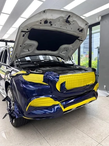 대구 자동차 랩핑 업체 벤츠 GLS600 마이바흐 투톤 컬러 시공 후기 / 대구 북구 연경동