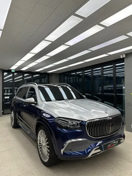 대구 자동차 랩핑 업체 벤츠 GLS600 마이바흐 투톤 컬러 시공 후기 / 대구 북구 연경동