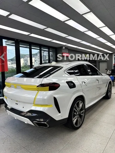 대구자동차랩핑 BMW X6 M50I 맥스초코그레이 필름시공 후기 / 대구 북구 연경동