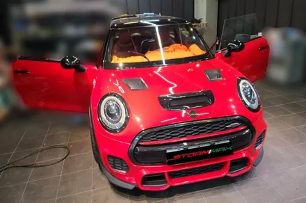 대구썬팅 가성비 썬팅필름 추천/ BMW 미니쿠퍼 F56 JCW 기존필름 제거 후, 해머슨 썬팅 시공후기. / 대구 북구 연경동