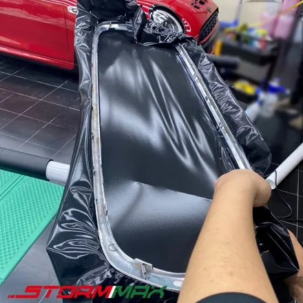 BMW 미니쿠퍼 JCW 3세대 F56 대구 크롬죽이기 부분 랩핑으로 더 깔끔하게! / 대구 북구 연경동