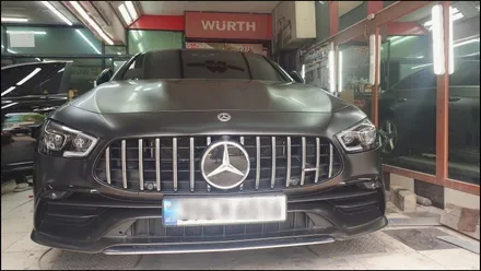송파동 벤츠 GT43 AMG 자동차 캘리퍼도색 안정적인 시공 / 경기 수원 권선
