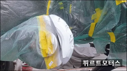 송파구 랜드로버 보그 자동차 캘리퍼도색 색상 변경 / 경기 수원 권선