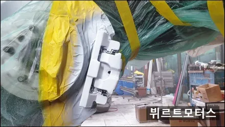 송파구 랜드로버 보그 자동차 캘리퍼도색 색상 변경 / 경기 수원 권선
