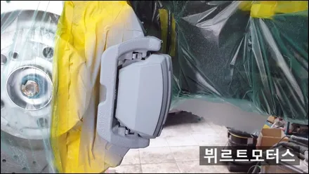 송파동 벤츠 GT43 AMG 자동차 캘리퍼도색 안정적인 시공 / 경기 수원 권선
