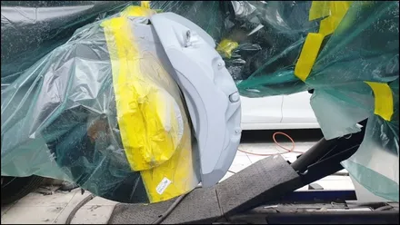 송파구 랜드로버 보그 자동차 캘리퍼도색 색상 변경 / 경기 수원 권선
