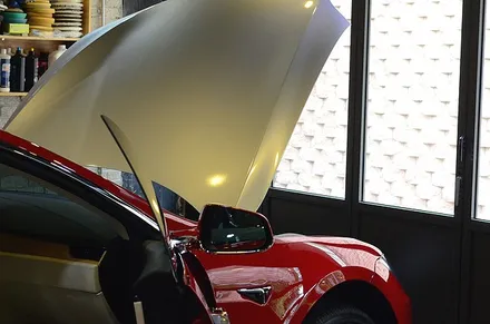 ★★★[AP-카스킨/컬러랩핑] 음악가부부의 테슬라 모델S,TESLA  MODEL S: 컬러체인지로 내맘에드는 컬러를 입히자~  Metallic Silver / 서울 성동구 응봉동