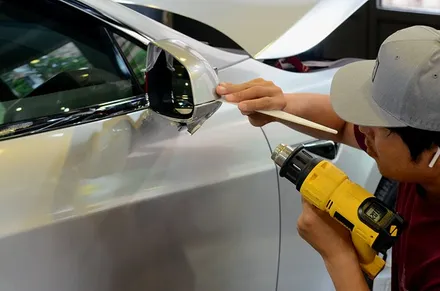 ★★★[AP-카스킨/컬러랩핑] 음악가부부의 테슬라 모델S,TESLA  MODEL S: 컬러체인지로 내맘에드는 컬러를 입히자~  Metallic Silver / 서울 성동구 응봉동