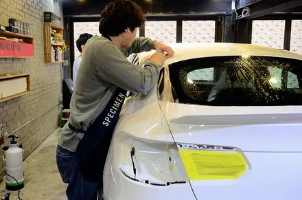 BENZ GLC63AMG:전체PPF 시공으로 만족도 최고.( PAINT PROTECTON FILM)에이피모터스 성수동 본점에서 완벽시공 / 서울 성동구 응봉동
