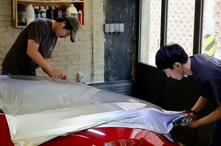 ★★★[AP-카스킨/컬러랩핑] 음악가부부의 테슬라 모델S,TESLA  MODEL S: 컬러체인지로 내맘에드는 컬러를 입히자~  Metallic Silver / 서울 성동구 응봉동