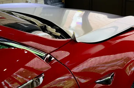 ★★★[AP-카스킨/컬러랩핑] 음악가부부의 테슬라 모델S,TESLA  MODEL S: 컬러체인지로 내맘에드는 컬러를 입히자~  Metallic Silver / 서울 성동구 응봉동