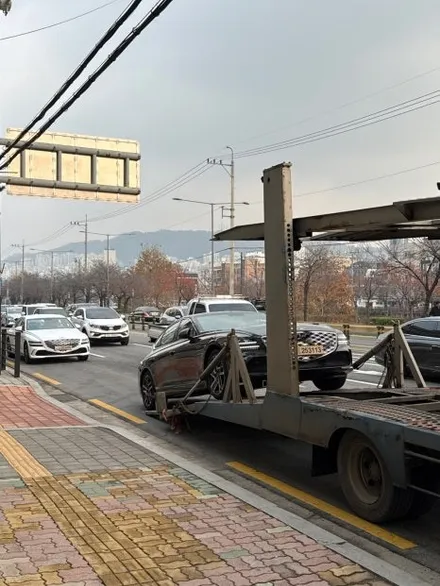 은평 증산동 썬팅 제네시스 G80 불량 발견 후 수정 과정 거치고 신차패키지 진행했어요 / 은평구 증산동