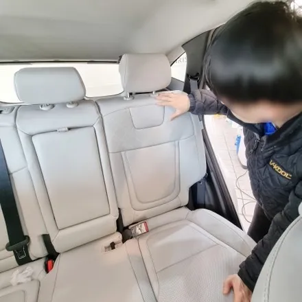 여의도 썬팅 루마 버텍스 900 투싼 크리미화이트펄 신차검수 및 신차 패캐지 적용 / 은평구 증산동