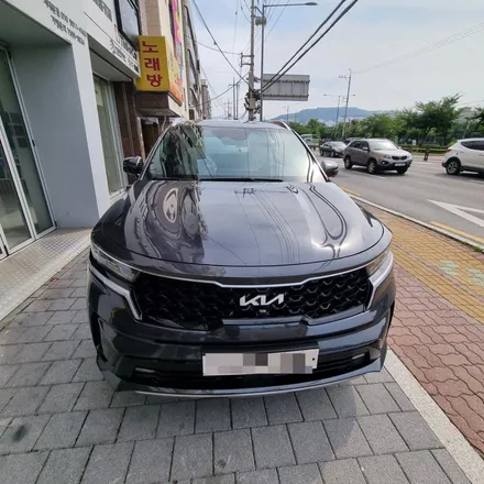 은평,서대문구 쏘렌토 열차단 썬팅을 위한 준비, 신차검수 현장. / 은평구 증산동