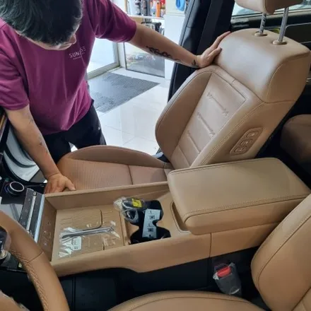 은평구 싼타페 신차패키지 신차검수 및 유리막코팅,시트코팅,썬팅 작업 후기 / 은평구 증산동