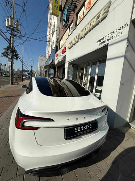 광명 썬팅 테슬라 전문점 CIR과 CSM으로 시공한 모델3 하이랜드 / 은평구 증산동