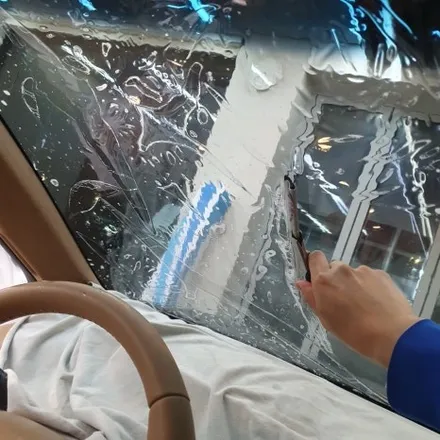 은평 증산동 썬팅 제네시스 G80 불량 발견 후 수정 과정 거치고 신차패키지 진행했어요 / 은평구 증산동