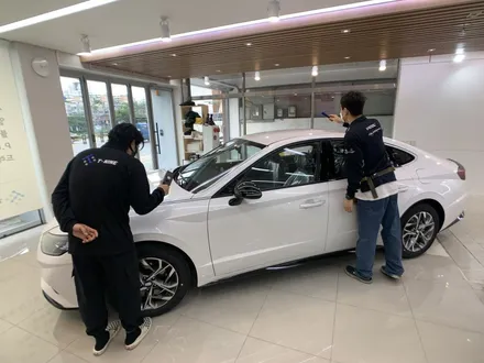 크리미화이트펄 색상 소나타 디테일링 신차검수 진행! / 은평구 증산동