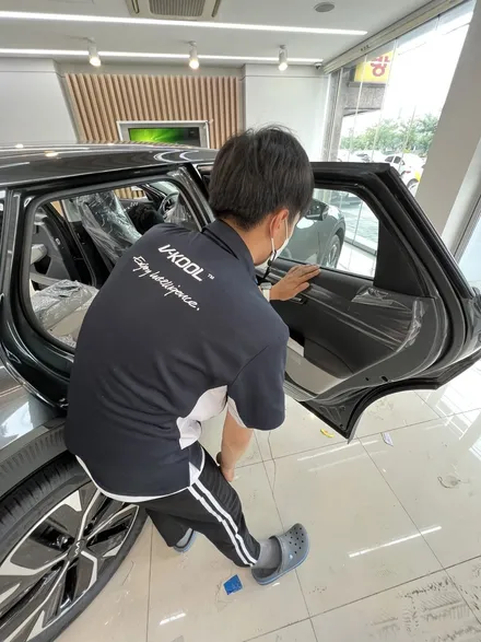 마포구 EV6 자동차 썬팅, 틴트어카 포시즌 느낌있죠!? / 서울 마포, 서대문, 영등포, 은평