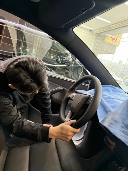 테슬라 썬팅 추천 버텍스900 전면 15% 농도 괜찮을까? / 은평구 증산동