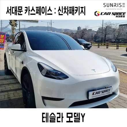 모델Y신차패키지 테슬라 펄 화이트 검수 진행 및 루마 버텍스 900 PPF 7종 유리막 블라스크 고경도 코팅 작업 / 은평구 증산동