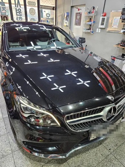 부산경남 w218 cls 2017년식 안드로이드올인원 장착작업