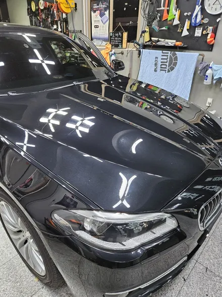 부산 BMW F10 520D NAVIFLY 7862 12.3인치 안드로이드 올인원  장착작업