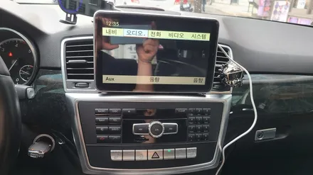 부산 안드로이드 올인원 설치 전문점 벤츠ML도 문제 없어요~