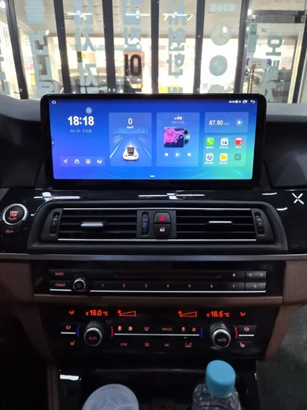 bmw 5시리즈 f10 12.6인치 2K 안드로이드 올인원 장착 부산경남양산 안드로이드 올인원 설치 잘하는곳 오빠차