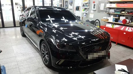 오빠차 G80 스포츠 신차검수,루마라티튜드 풀썬팅,아이나비 퀀텀64G 장착작업