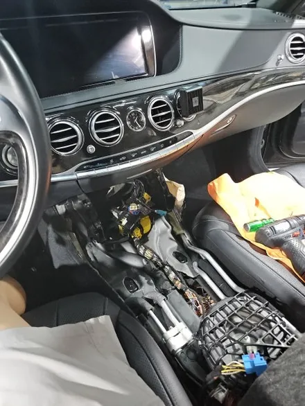 부산경남 벤츠 s클래스 w222  안드로이드 올인원 장착