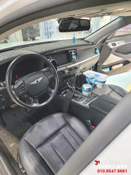 울산 엠비언트무드등 제네시스G80 깔끔한 비노출 시공 / 울산 북구