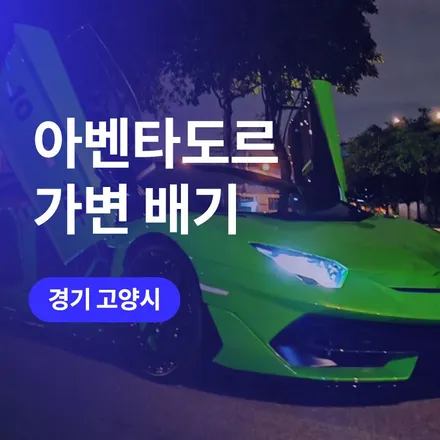 고양/일산 람보르기니 Ki사운드 가변 배기! 아벤타도르 SVJ 튜닝 / 구로동